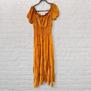 XL Taylor Swift Willow Eras Tour Peasant / Renaissance Maxi Dress / Costume